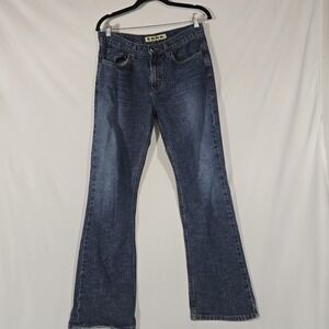 Zena Denim 100% Cotton Jeans | Boot/ Wide Leg Cut | Size Women's 10